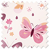 Butterfly Garden, Precious Pinks - Motorised Roman Blind